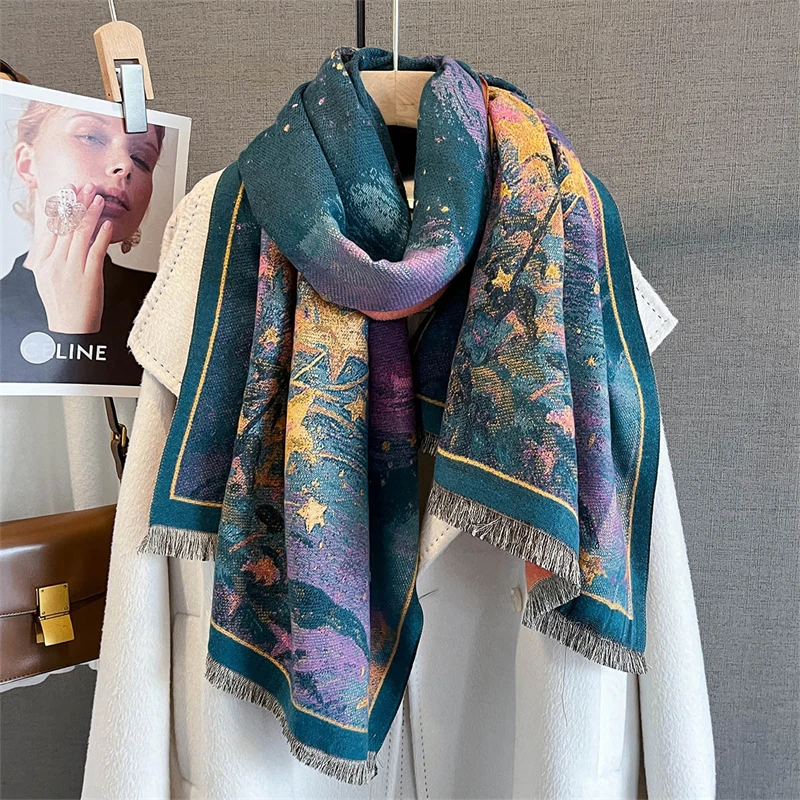 2025 New Luxury Scarf Women Winter Warm Shawls Cashmere Thick Neck Scarves Hijab Wraps Tassls Pashmina Blanket Neckerchief
2025 New Luxury Scarf Women Winter Warm Shawls Cashmere Thick Neck Scarves Hijab Wraps Tassls Pashmina Blanket Neckerchief