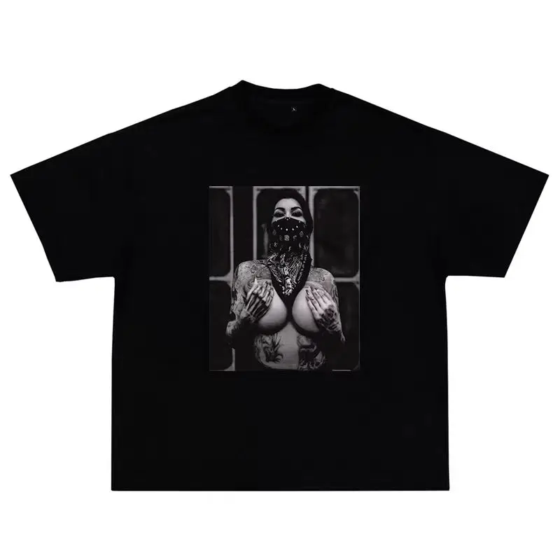 American West Coast Rap Hip-hop Baggy Guy Street Old School Short-sleeved Hiphop Off Shoulder Big Girl
American West Coast Rap Hip-hop Baggy Guy Street Old School Short-sleeved Hiphop Off Shoulder Big Girl