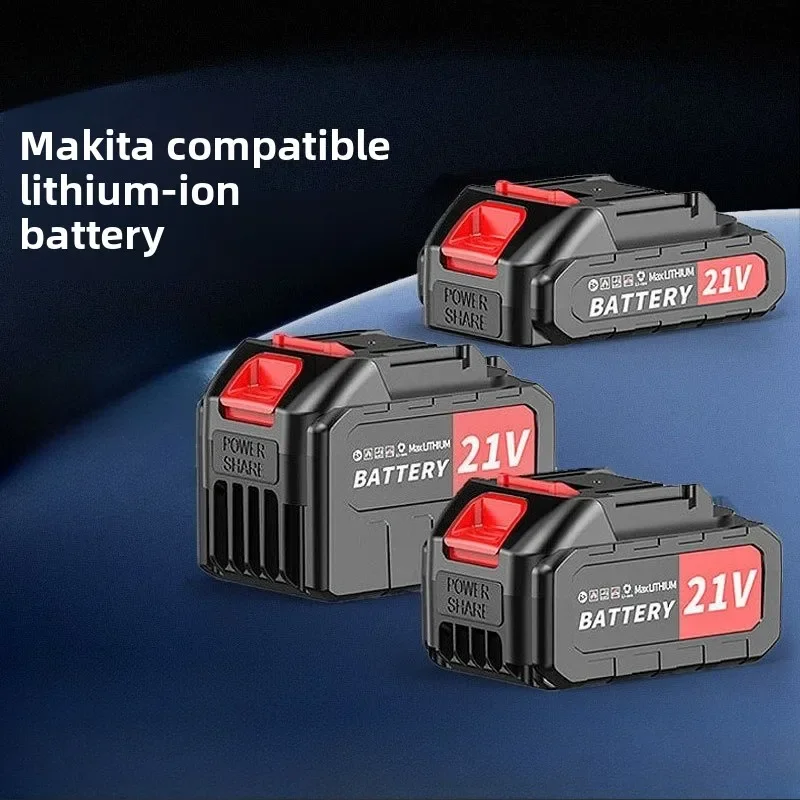 Suitable for Makita electric wrenches, car wash guns, chainsaws and lawn mowers with 21V lithium-ion batteries
Suitable for Makita electric wrenches, car wash guns, chainsaws and lawn mowers with 21V lithium-ion batteries