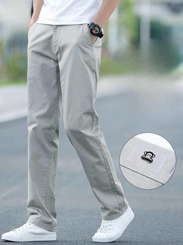 PaulFrank Spring Casual Pants Men's New Straight Loose Versatile Slimming Busin West Pants Breathable Cotton Stretchy
PaulFrank Spring Casual Pants Men's New Straight Loose Versatile Slimming Busin West Pants Breathable Cotton Stretchy