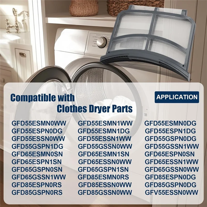 H-W 2 шт. WE16X32537 сушильный фильтр для ворса для GE Hotpoint, детали сушилки для одежды, замена WE16X29597 AP7205579 фильтр для ворса
H-W 2 шт. WE16X32537 сушильный фильтр для ворса для GE Hotpoint, детали сушилки для одежды, замена WE16X29597 AP7205579 фильтр для ворса