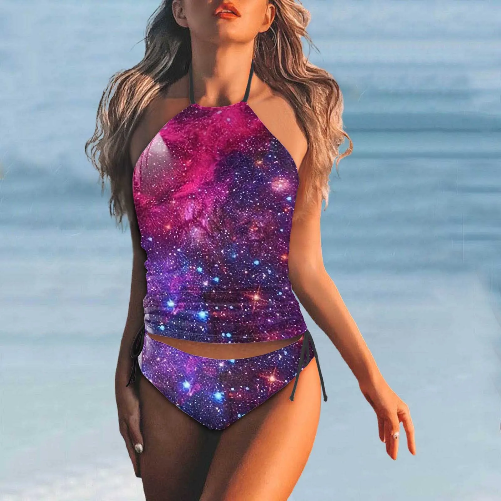 2025 Women's Swimwear Tankini 2 Piece Normal Tie Side G-String Thong Swimsuit Female Bandage Bathing Suit Brazilian Swimwear
2025 Women's Swimwear Tankini 2 Piece Normal Tie Side G-String Thong Swimsuit Female Bandage Bathing Suit Brazilian Swimwear