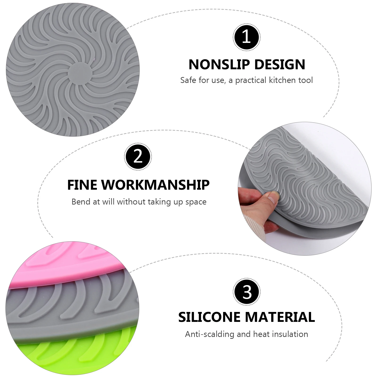 4 Pcs Microwave Oven Mat Set Heat Turntable Mat Insulation Non Slip Oven Microwave Turntable Placemat Kitchen Cookware Parts
4 Pcs Microwave Oven Mat Set Heat Turntable Mat Insulation Non Slip Oven Microwave Turntable Placemat Kitchen Cookware Parts