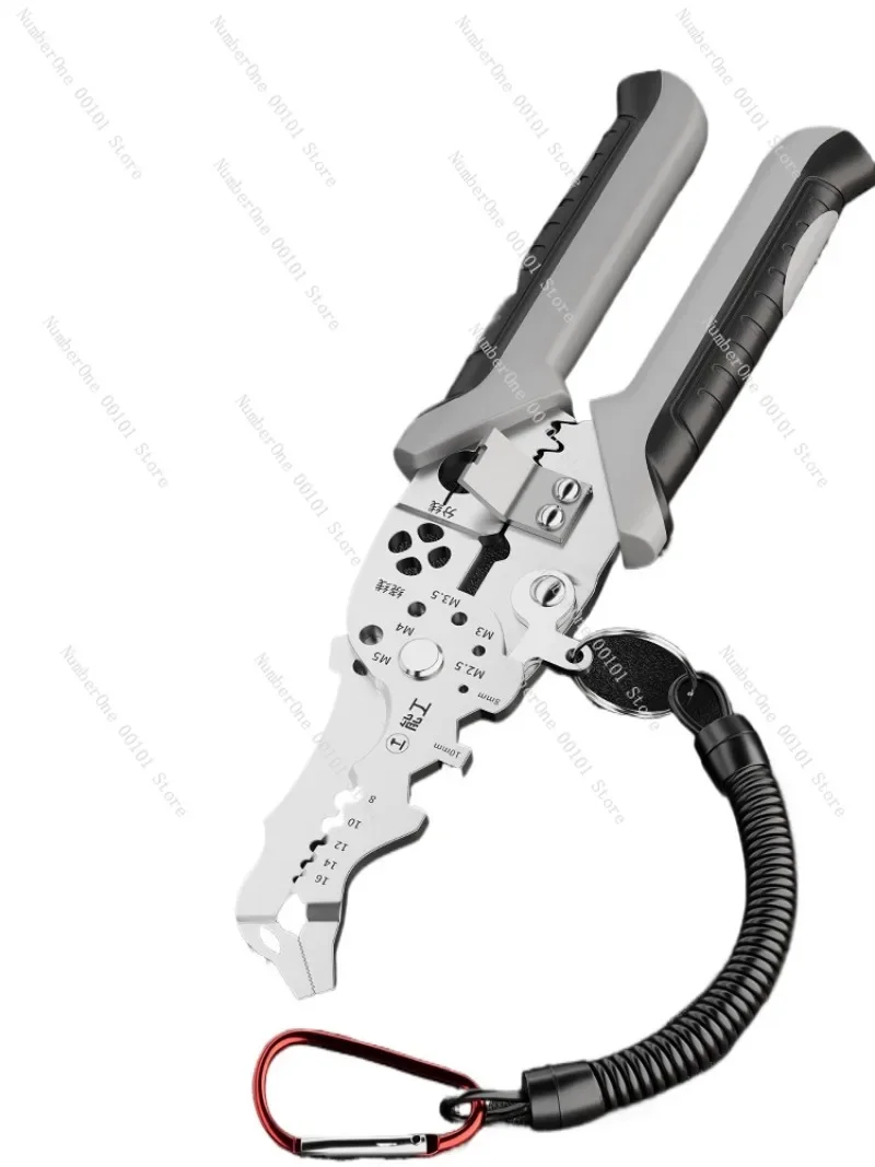 21 in one multi-functional electrician wire stripping pliers, special pliers for electricians, elbow wire stripping artifact
21 in one multi-functional electrician wire stripping pliers, special pliers for electricians, elbow wire stripping artifact