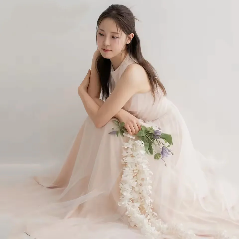 ML Korean Wedding Dresses Customized O-Neck Sleeveless Wedding Reception Dress A Line Corset Backless Evening Party Dresses
ML Korean Wedding Dresses Customized O-Neck Sleeveless Wedding Reception Dress A Line Corset Backless Evening Party Dresses