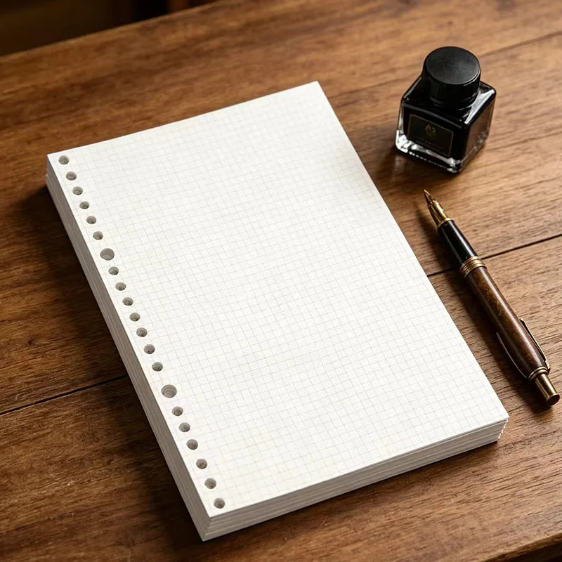 One A5 grid loose leaf paper, thick paper, smooth writing suitable for school, office, and home use
One A5 grid loose leaf paper, thick paper, smooth writing suitable for school, office, and home use