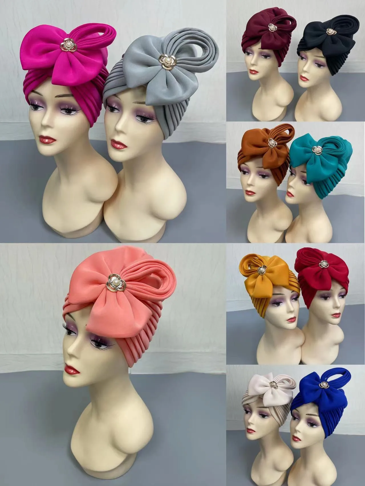 Auto Turban Cap With Butterfly Flowers Muslim Women's Head Wraps Female Headscarf Bonnet Ladies Head Wrap 12 Pcs/pack
Auto Turban Cap With Butterfly Flowers Muslim Women's Head Wraps Female Headscarf Bonnet Ladies Head Wrap 12 Pcs/pack