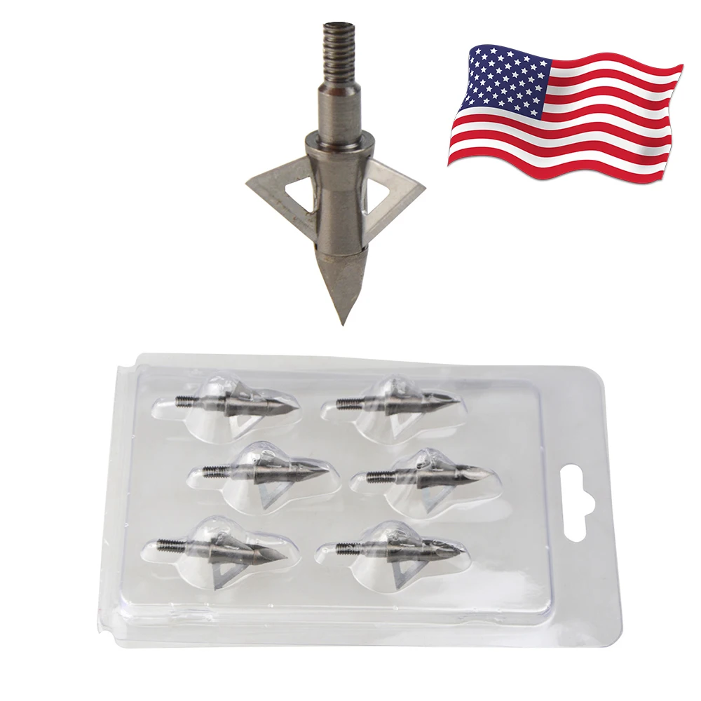 12pcs Stainless Steel 3 Blades Broadheads 100 Grain Arrowheads Archery Hunting Arrow Tips Bow Shooting Target Point Accessories
12pcs Stainless Steel 3 Blades Broadheads 100 Grain Arrowheads Archery Hunting Arrow Tips Bow Shooting Target Point Accessories
