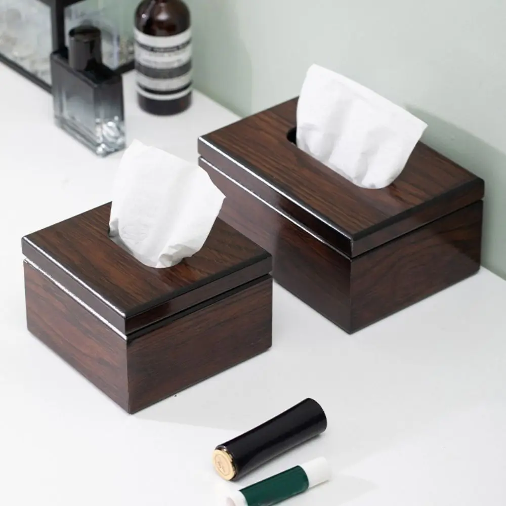 Imitation Walnut Wood Desktop Tissue Box Square Vintage Paper Storage Box High Quality Wooden Napkins Holder Household
Imitation Walnut Wood Desktop Tissue Box Square Vintage Paper Storage Box High Quality Wooden Napkins Holder Household