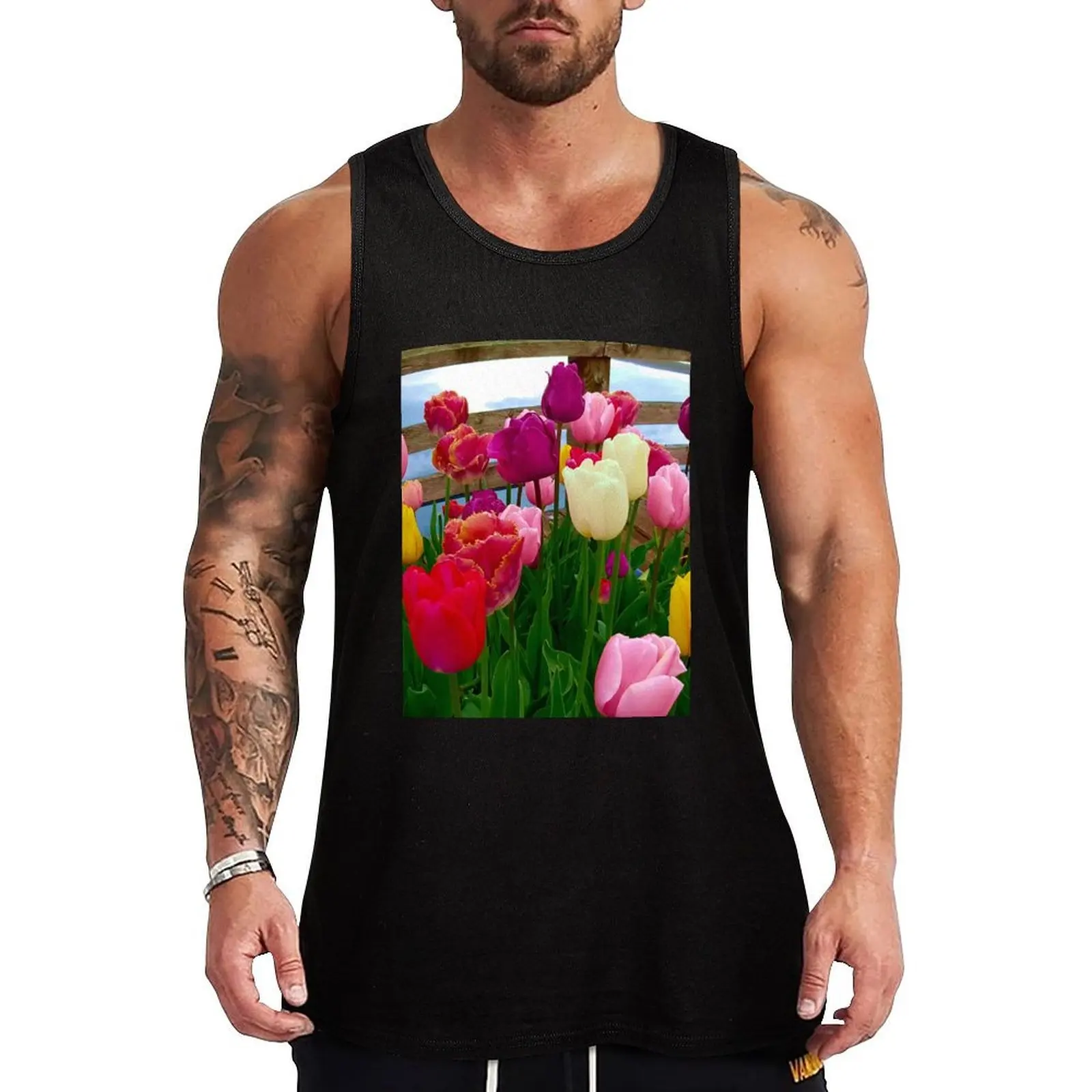 Tulip assortment by the lake Tank Top Bodybuilding Fitness Tank Top Sleeveless Gym Shirt
Tulip assortment by the lake Tank Top Bodybuilding Fitness Tank Top Sleeveless Gym Shirt