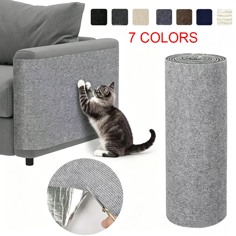 Self Adhesive Cat Scratching Mat Trimmable Wall Corner Cat Scratch Carpet DIY Sofa Furniture Anti-scratch Protector For Cats
Self Adhesive Cat Scratching Mat Trimmable Wall Corner Cat Scratch Carpet DIY Sofa Furniture Anti-scratch Protector For Cats