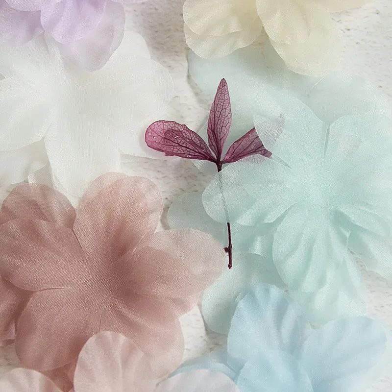 50 PCs/Pack, 5.5cm Handmade Organza Petals for Wedding Dress, DIY 3D Flower, Handmade Decorative Flower Pieces, Veil Accessories
50 PCs/Pack, 5.5cm Handmade Organza Petals for Wedding Dress, DIY 3D Flower, Handmade Decorative Flower Pieces, Veil Accessories