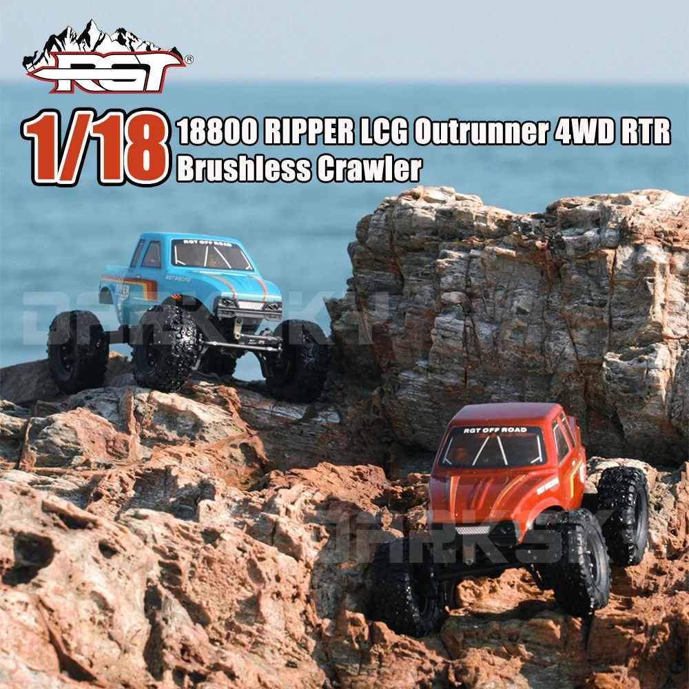 RGT 1/18 18800 RIPPER LCG Outrunner 4WD RTR Brushless RC Rock Crawler Electric Remote Control Model Car Adult Children Toys
RGT 1/18 18800 RIPPER LCG Outrunner 4WD RTR Brushless RC Rock Crawler Electric Remote Control Model Car Adult Children Toys