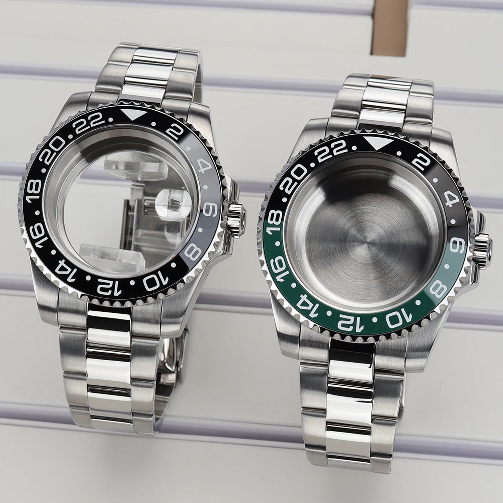 40mm NH35 Case High Quality Sapphire For GMT SUB NH34 NH35 NH36 Miyota8215 ETA2824 Movement Polished Oyster Strap Watch Case DIY
40mm NH35 Case High Quality Sapphire For GMT SUB NH34 NH35 NH36 Miyota8215 ETA2824 Movement Polished Oyster Strap Watch Case DIY