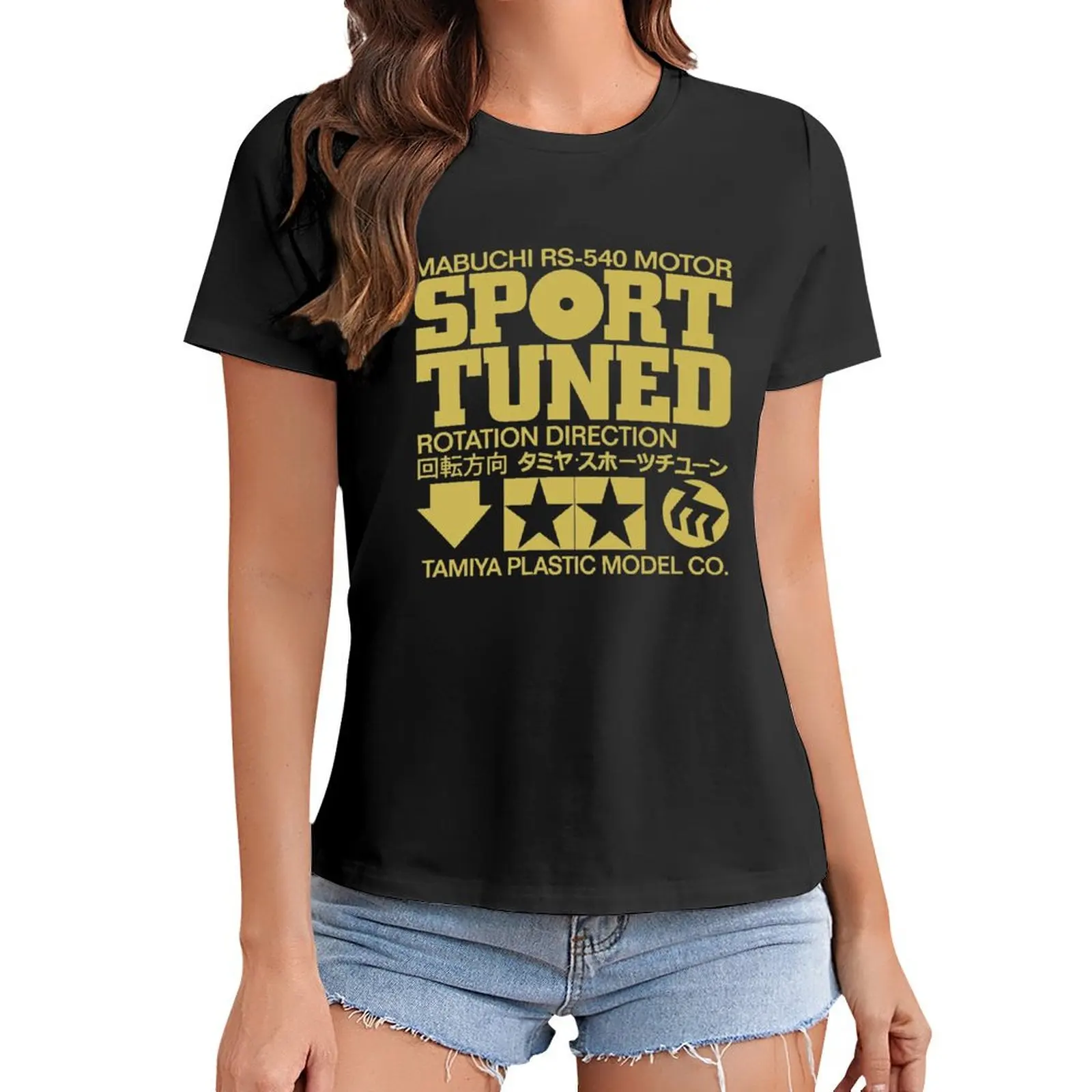 Tamiya Sport Tuned Motor Label T-Shirt sweat female aesthetic clothes oversized tops for Women
Tamiya Sport Tuned Motor Label T-Shirt sweat female aesthetic clothes oversized tops for Women