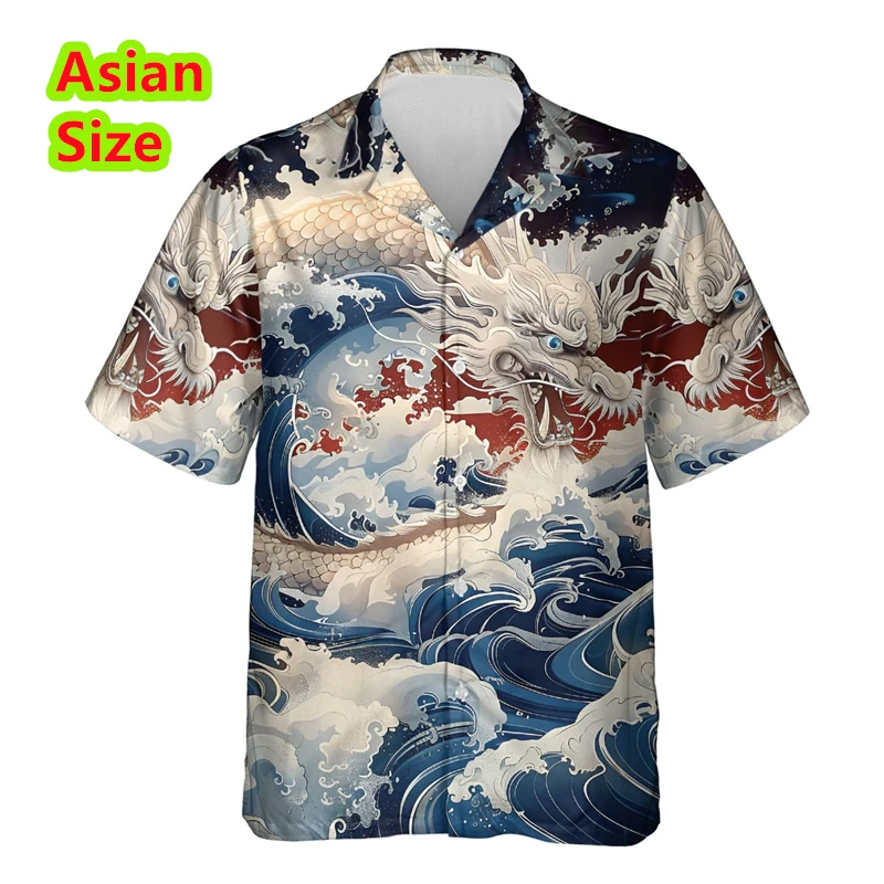 Summer Men's Dragon Pattern Hawaiian Shirt Social Casual Vintage Man Shirts 2025 New Oversize Short Sleeve Street Tops Clothing
Summer Men's Dragon Pattern Hawaiian Shirt Social Casual Vintage Man Shirts 2025 New Oversize Short Sleeve Street Tops Clothing