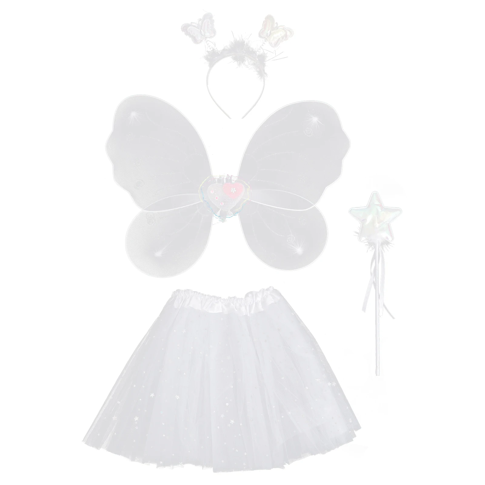 Butterfly Wings Four Piece Set Girls Fairy Dress Kit Comfortable Flexible Stockings Toddler Performance Party Supplies Elegant
Butterfly Wings Four Piece Set Girls Fairy Dress Kit Comfortable Flexible Stockings Toddler Performance Party Supplies Elegant
