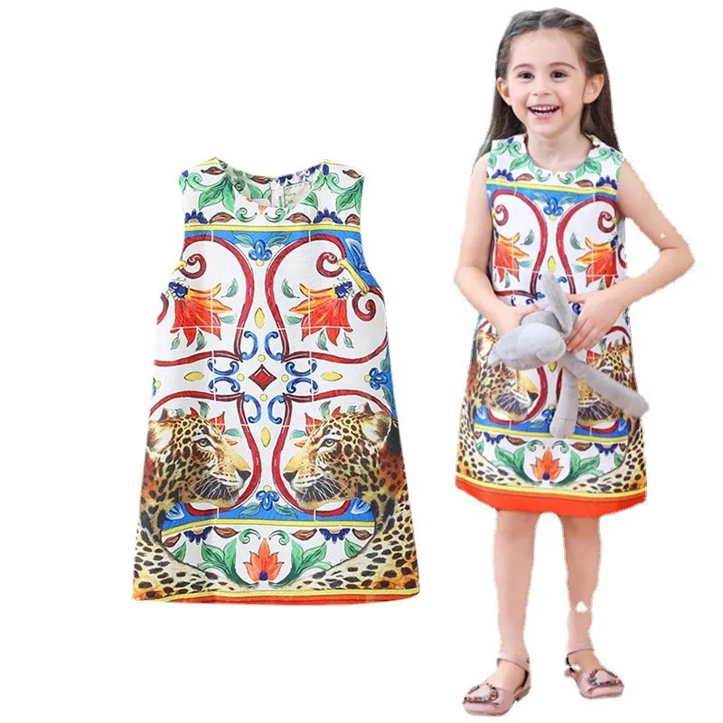 New Children's Dress Girls' Vest Dress Sleeveless Vest Dress Stylish Children's Clothing
New Children's Dress Girls' Vest Dress Sleeveless Vest Dress Stylish Children's Clothing