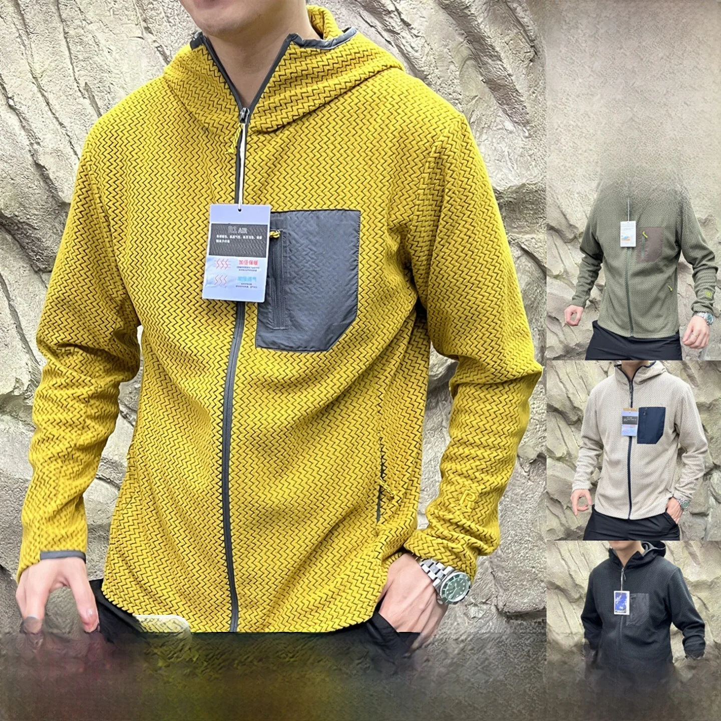 Dingli Main Promotion R1 Series Z-shaped Weave Outdoor Men's Breathable Hoodie Long Sleeve Standard Fit Polyester Fiber
Dingli Main Promotion R1 Series Z-shaped Weave Outdoor Men's Breathable Hoodie Long Sleeve Standard Fit Polyester Fiber
