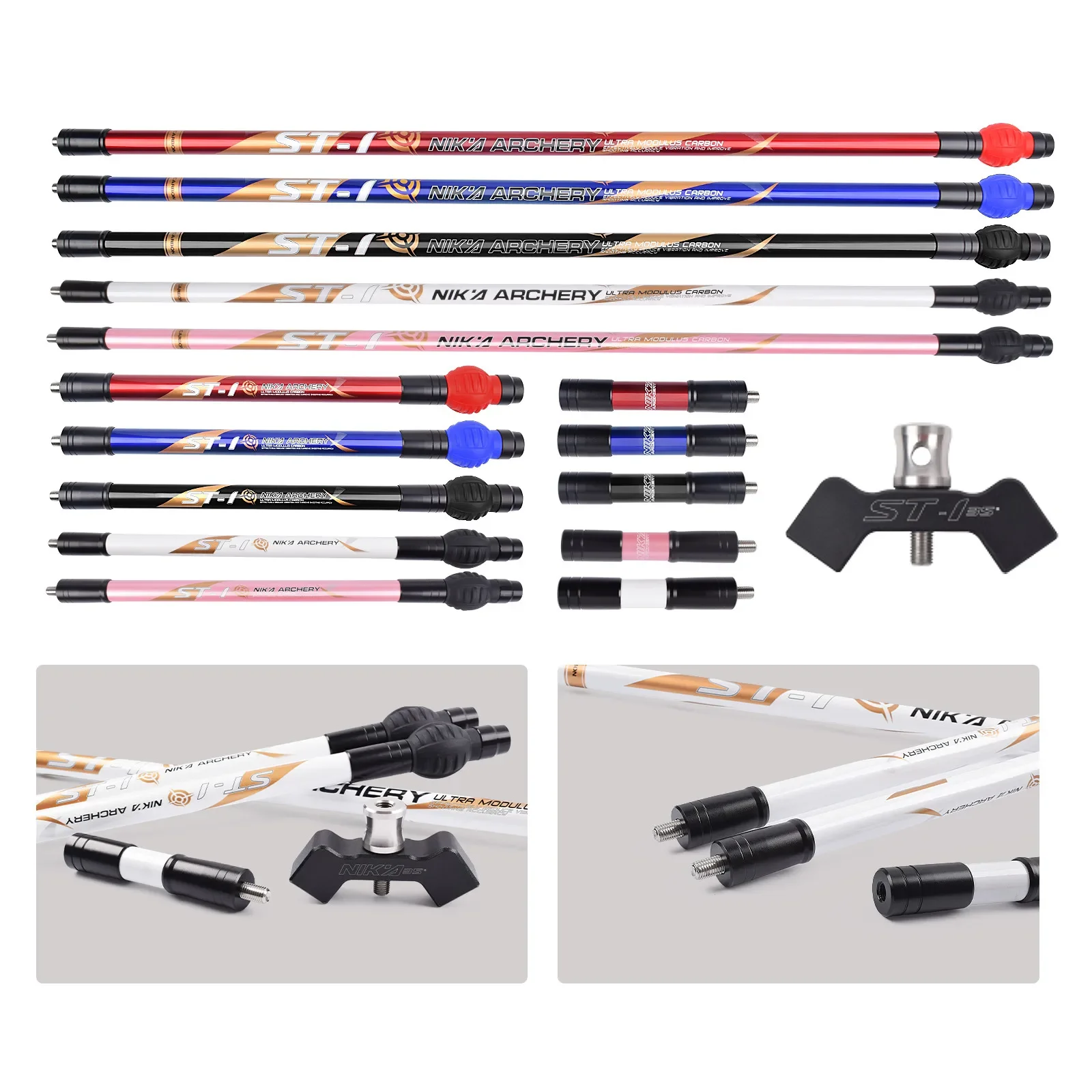 1SET Archery Balance Bar Set ST-1 Carbon Stabilizer Set For Archery Bow Accessories For Outdoor Hunting Shooting
1SET Archery Balance Bar Set ST-1 Carbon Stabilizer Set For Archery Bow Accessories For Outdoor Hunting Shooting