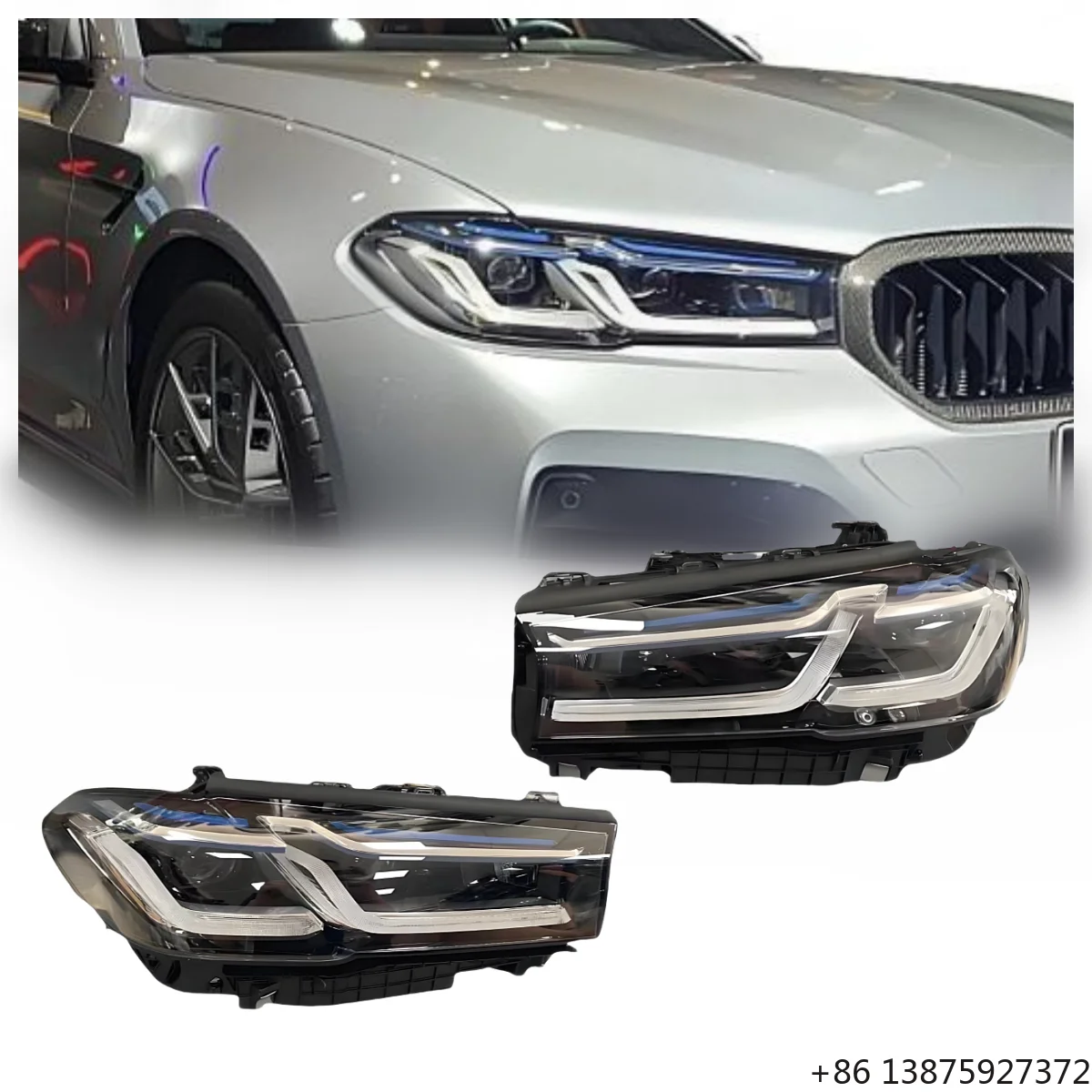 For 5 Series M5 G30/G38/F90 LCi 12V 6000K New Automotive LED Headlight Assembly
For 5 Series M5 G30/G38/F90 LCi 12V 6000K New Automotive LED Headlight Assembly