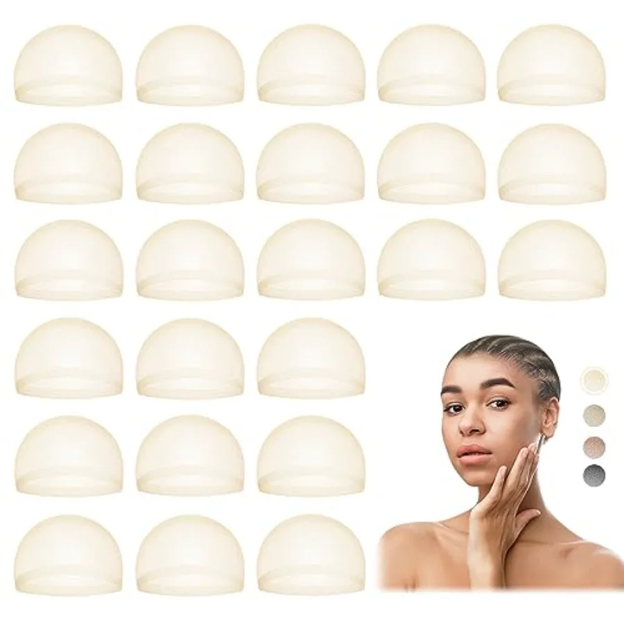 HD Wig Cap for Women, Transparent Bald Cap for Lace Front Wigs, Beige 24 PCS
HD Wig Cap for Women, Transparent Bald Cap for Lace Front Wigs, Beige 24 PCS