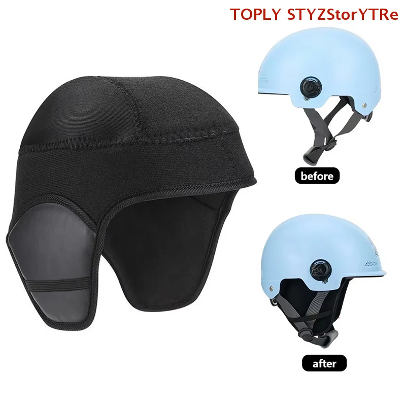 1PC Electric Vehicle Helmet Winter Lining Thickened Head Cover Windproof And Warm Fleece-lined Helmet Pad
1PC Electric Vehicle Helmet Winter Lining Thickened Head Cover Windproof And Warm Fleece-lined Helmet Pad