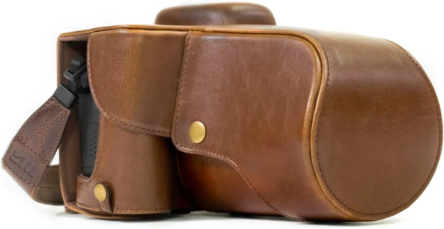 Ever Ready Leather Camera Case for Canon T6i/T6s with 18-200mm (750D, 760D) - Dark Brown
Ever Ready Leather Camera Case for Canon T6i/T6s with 18-200mm (750D, 760D) - Dark Brown