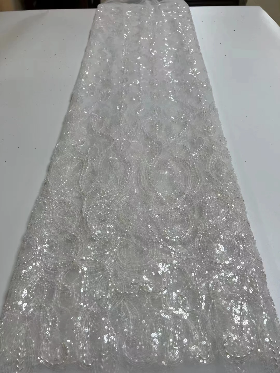 African Lace Fabric Sequin Beads Lace Embroidery Nigerian Lace Fabric 2024 High Quality Lace For Sewing Dress Dx 2
African Lace Fabric Sequin Beads Lace Embroidery Nigerian Lace Fabric 2024 High Quality Lace For Sewing Dress Dx 2