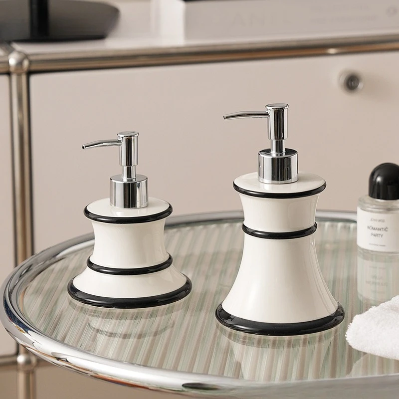 European-style Ceramic Waist-shaped Lotion Bottle Bathroom Soap Dispenser Home Shampoo Shower Gel Makeup Remover Storage Bottle
European-style Ceramic Waist-shaped Lotion Bottle Bathroom Soap Dispenser Home Shampoo Shower Gel Makeup Remover Storage Bottle