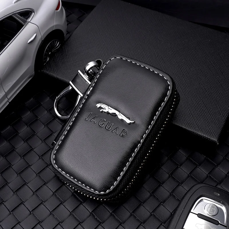 Genuine Leather Key Wallet Car Key Bag Multi-Function Key Case Cover for Jaguar XF X-TYPE S-TYPE XE XJ XK XJL XFR F-Type F-Pace
Genuine Leather Key Wallet Car Key Bag Multi-Function Key Case Cover for Jaguar XF X-TYPE S-TYPE XE XJ XK XJL XFR F-Type F-Pace