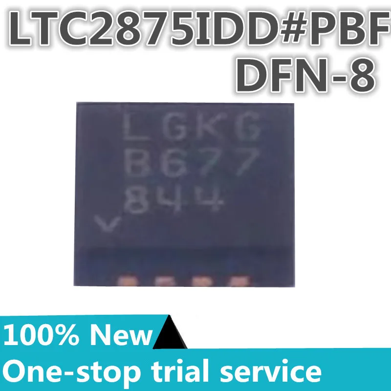 1-10pcs %New original LTC2875IDD#PBF #TRPBF silk screen LGKG DFN8 CAN transceiver chip
1-10pcs %New original LTC2875IDD#PBF #TRPBF silk screen LGKG DFN8 CAN transceiver chip