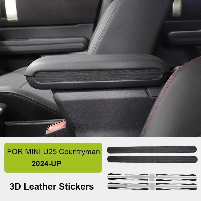 For MINI Countryman U25 2024 2025 3D Leather Central Control Armrest Box Side Trim Decorative Cover Sticker Interior Accessories
For MINI Countryman U25 2024 2025 3D Leather Central Control Armrest Box Side Trim Decorative Cover Sticker Interior Accessories