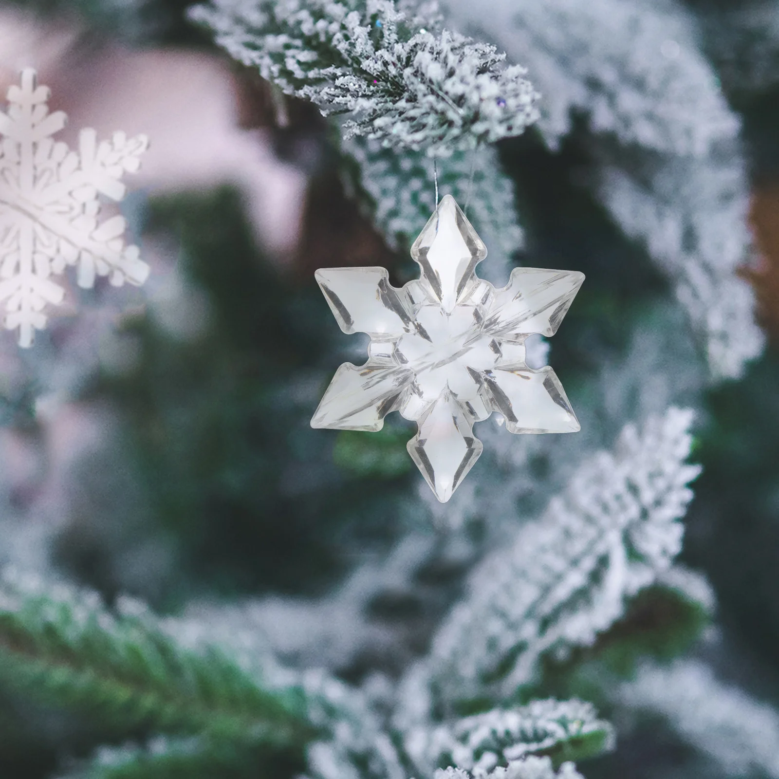 36Pcs Acrylic Snowflake Hanging Ornaments Transparent DIY Christmas Festival Party Wedding Decoration Accessory
36Pcs Acrylic Snowflake Hanging Ornaments Transparent DIY Christmas Festival Party Wedding Decoration Accessory