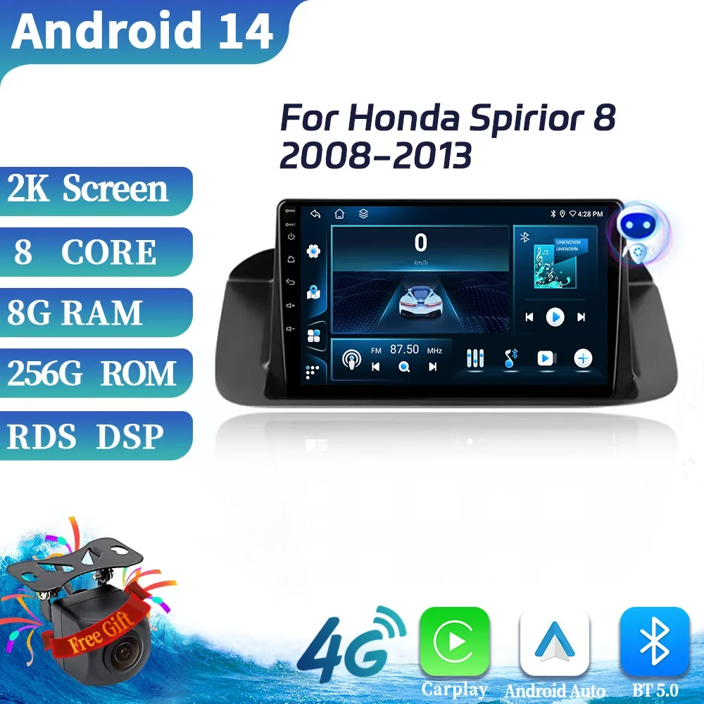 For Honda Spirior 8 2008-2013 Car Radio Multimedia Navigation GPS Wireless Android 14 Wireless CarPlay Screen Head Unit Stereo
For Honda Spirior 8 2008-2013 Car Radio Multimedia Navigation GPS Wireless Android 14 Wireless CarPlay Screen Head Unit Stereo