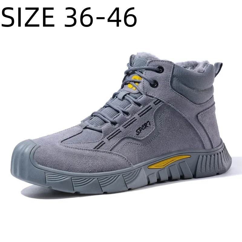 GUYISA Winter Men Boots Steel Toe Work Safety Shoes Outdoor Anti Smashing Anti Piercing Safety Boots Men Sneakers Big Size 36-46
GUYISA Winter Men Boots Steel Toe Work Safety Shoes Outdoor Anti Smashing Anti Piercing Safety Boots Men Sneakers Big Size 36-46
