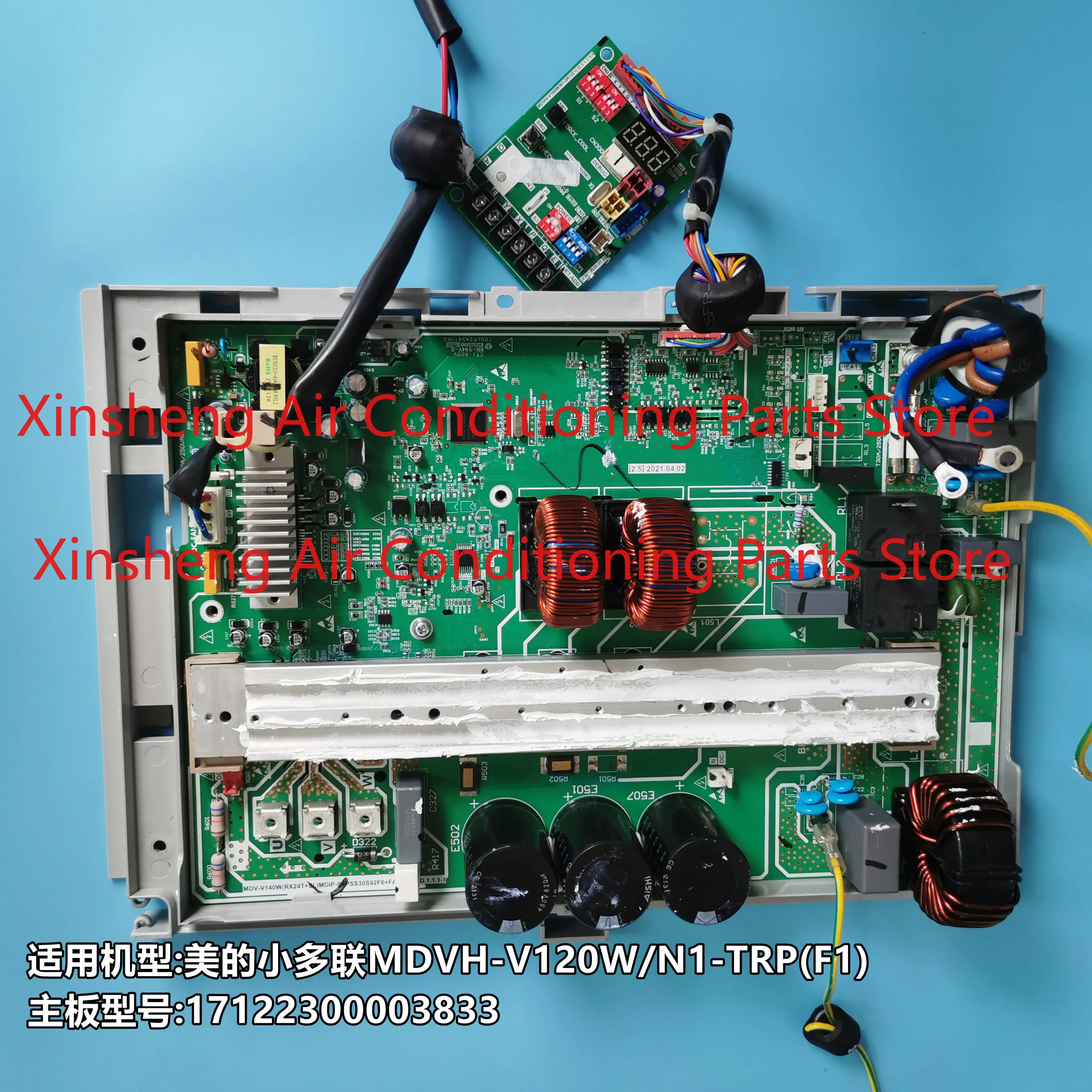 Applicable to Midea multi-line MDVH-V140W/N1-TRP (F1) external computer board 17122300003833
Applicable to Midea multi-line MDVH-V140W/N1-TRP (F1) external computer board 17122300003833