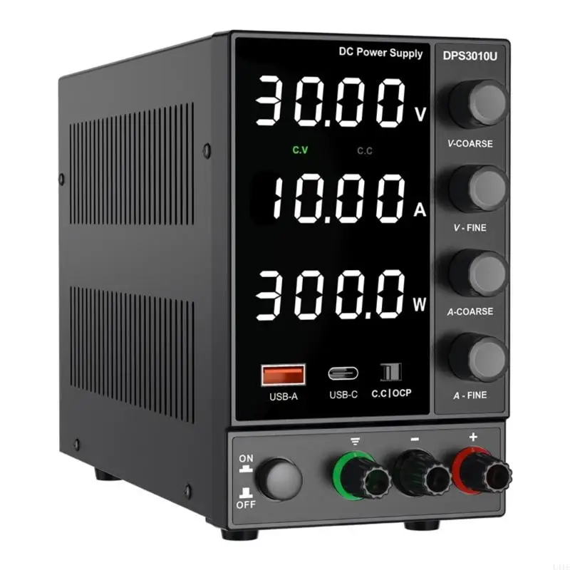 L41E Benches Power Supply 0 to 30V/60V/120V/160V Adjustable with USB and Type C Port
L41E Benches Power Supply 0 to 30V/60V/120V/160V Adjustable with USB and Type C Port