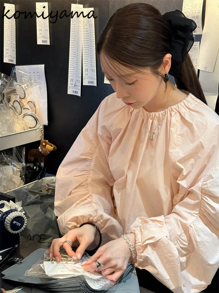 Drawstring Bubble Sleeve 2025 Woman Shirts & Blouses New Gentle Ropa De Mujer Korean Style Sweet Blusas Clothing Camisas
Drawstring Bubble Sleeve 2025 Woman Shirts & Blouses New Gentle Ropa De Mujer Korean Style Sweet Blusas Clothing Camisas