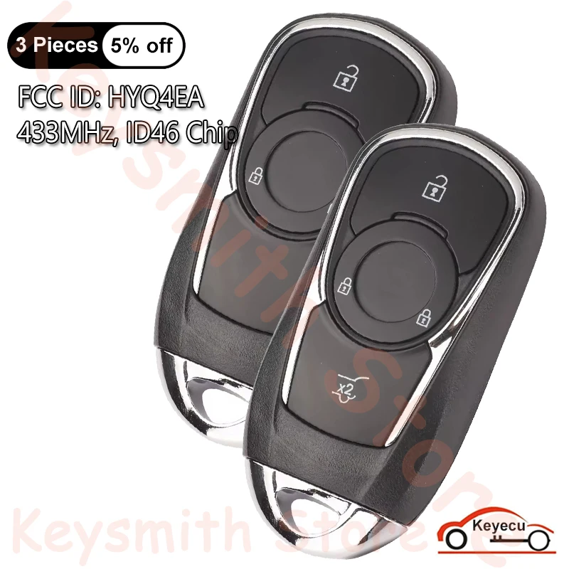 Умный дистанционный ключ-брелок KEYECU с 2/3 кнопками, 433 МГц, чип ID46 для Opel Astra K Insignia 2016-2021, FCCID: HYQ4EA 4EA 13508410 13511627
Умный дистанционный ключ-брелок KEYECU с 2/3 кнопками, 433 МГц, чип ID46 для Opel Astra K Insignia 2016-2021, FCCID: HYQ4EA 4EA 13508410 13511627