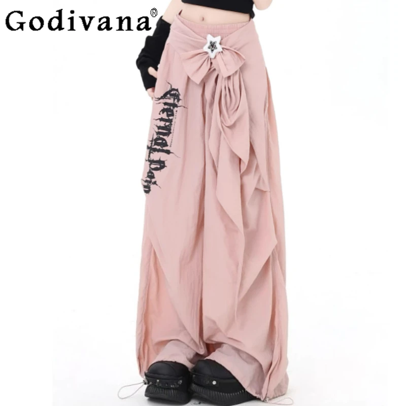 Spring Summer Subculture Personality Street Sweet Cool High Waist Wide Leg Pants Sexy Loose Fashion Versatile Leisure Trousers
Spring Summer Subculture Personality Street Sweet Cool High Waist Wide Leg Pants Sexy Loose Fashion Versatile Leisure Trousers