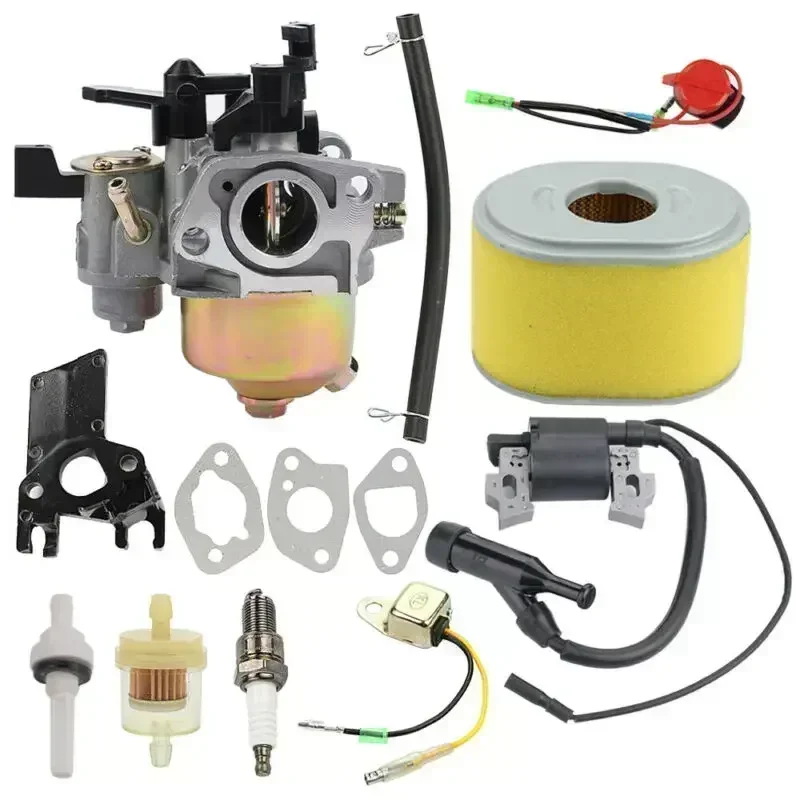 Carburetor Kit for Honda GXV120 GXV140 GXV160 HR194 HR195 HR216 16100-ZH7-W51 with Air Filter Oil Pipe Switch Spark Plug Gaskets
Carburetor Kit for Honda GXV120 GXV140 GXV160 HR194 HR195 HR216 16100-ZH7-W51 with Air Filter Oil Pipe Switch Spark Plug Gaskets
