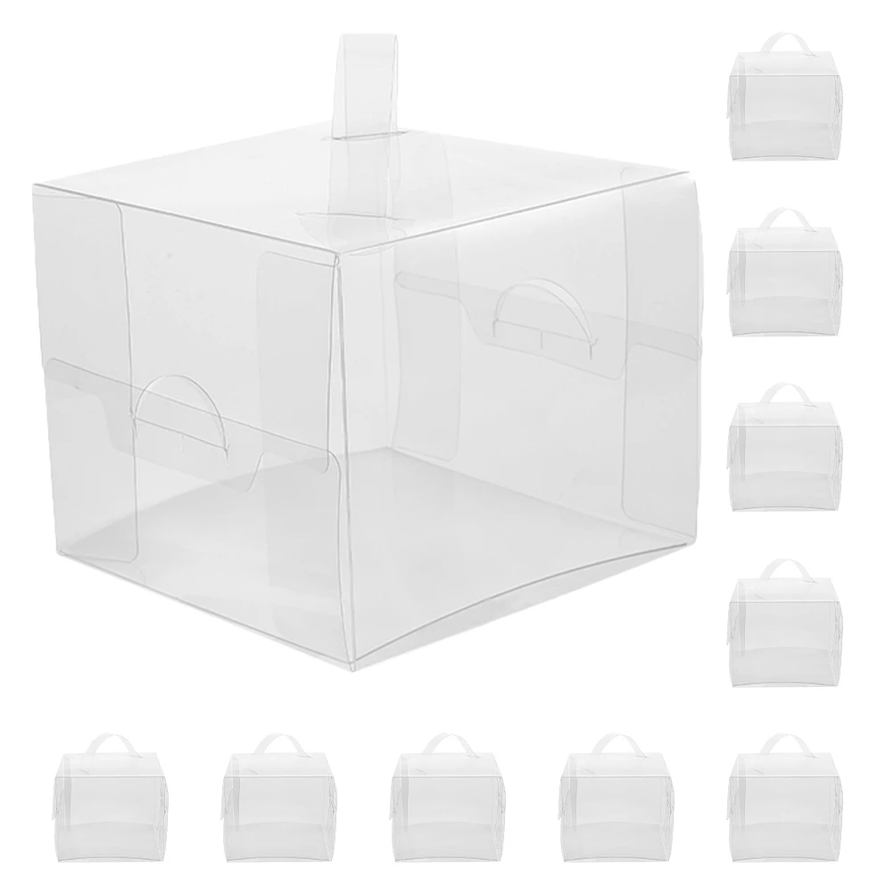 10 Pcs Inch Cake Thickened PET Transparent Portable Bakery Dessert Container Dessert Boxes Small Pastry Treat Boxes
10 Pcs Inch Cake Thickened PET Transparent Portable Bakery Dessert Container Dessert Boxes Small Pastry Treat Boxes