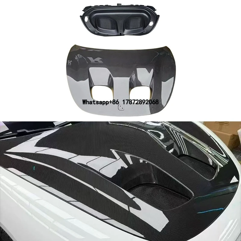 Good Quality Real Dry Carbon Fiber Engine Hood for 2024 2025 Upgrade to Ultra Style Lightweight Racing Bonnet
Good Quality Real Dry Carbon Fiber Engine Hood for 2024 2025 Upgrade to Ultra Style Lightweight Racing Bonnet