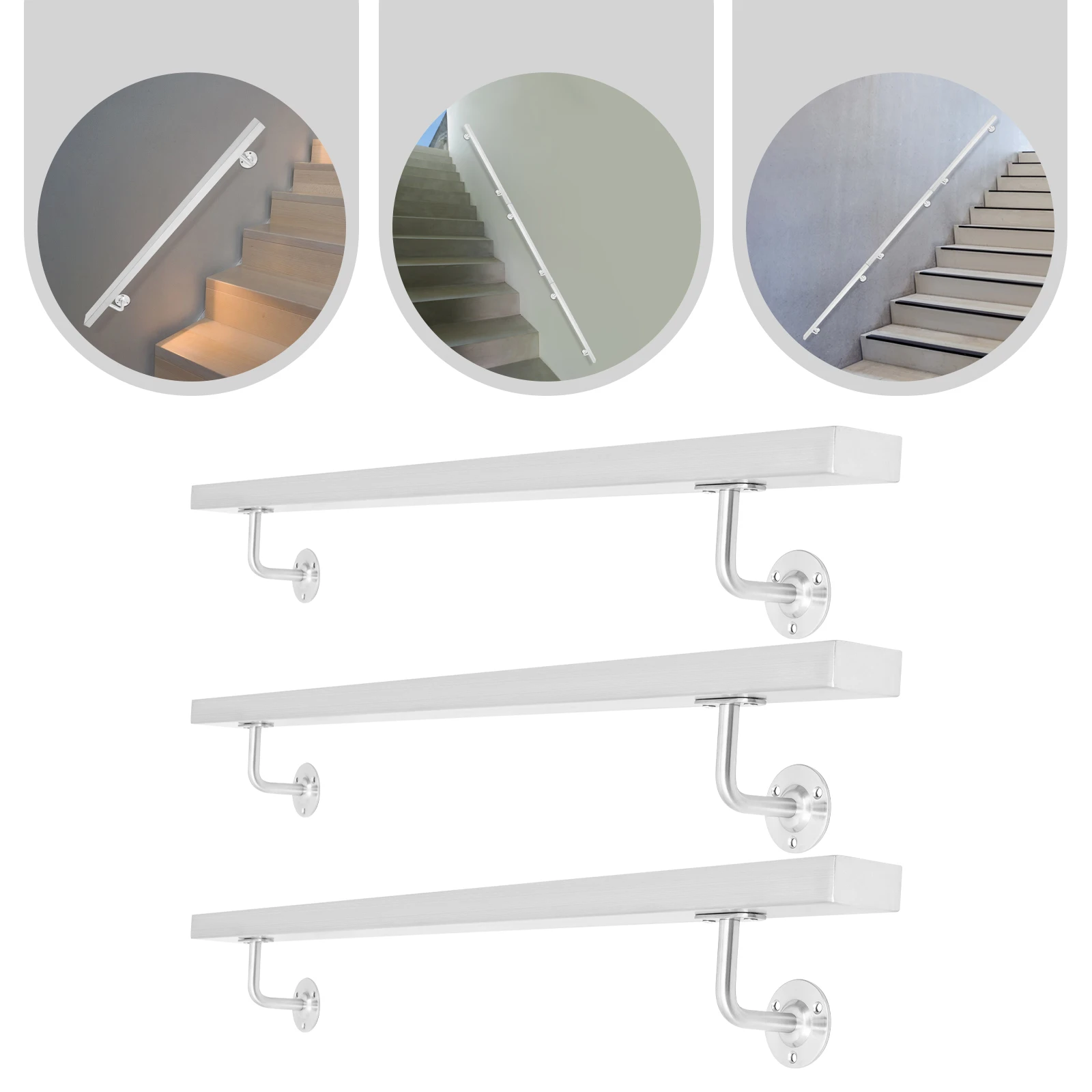 4PCS 12FT Stair Railings Indoor, Black Iron Railings for Stairs, Industrial Handrail Wall Mounted, Hand Railing for Stairs Indoor Stair Railing for Loft Porch Deck
4PCS 12FT Stair Railings Indoor, Black Iron Railings for Stairs, Industrial Handrail Wall Mounted, Hand Railing for Stairs Indoor Stair Railing for Loft Porch Deck