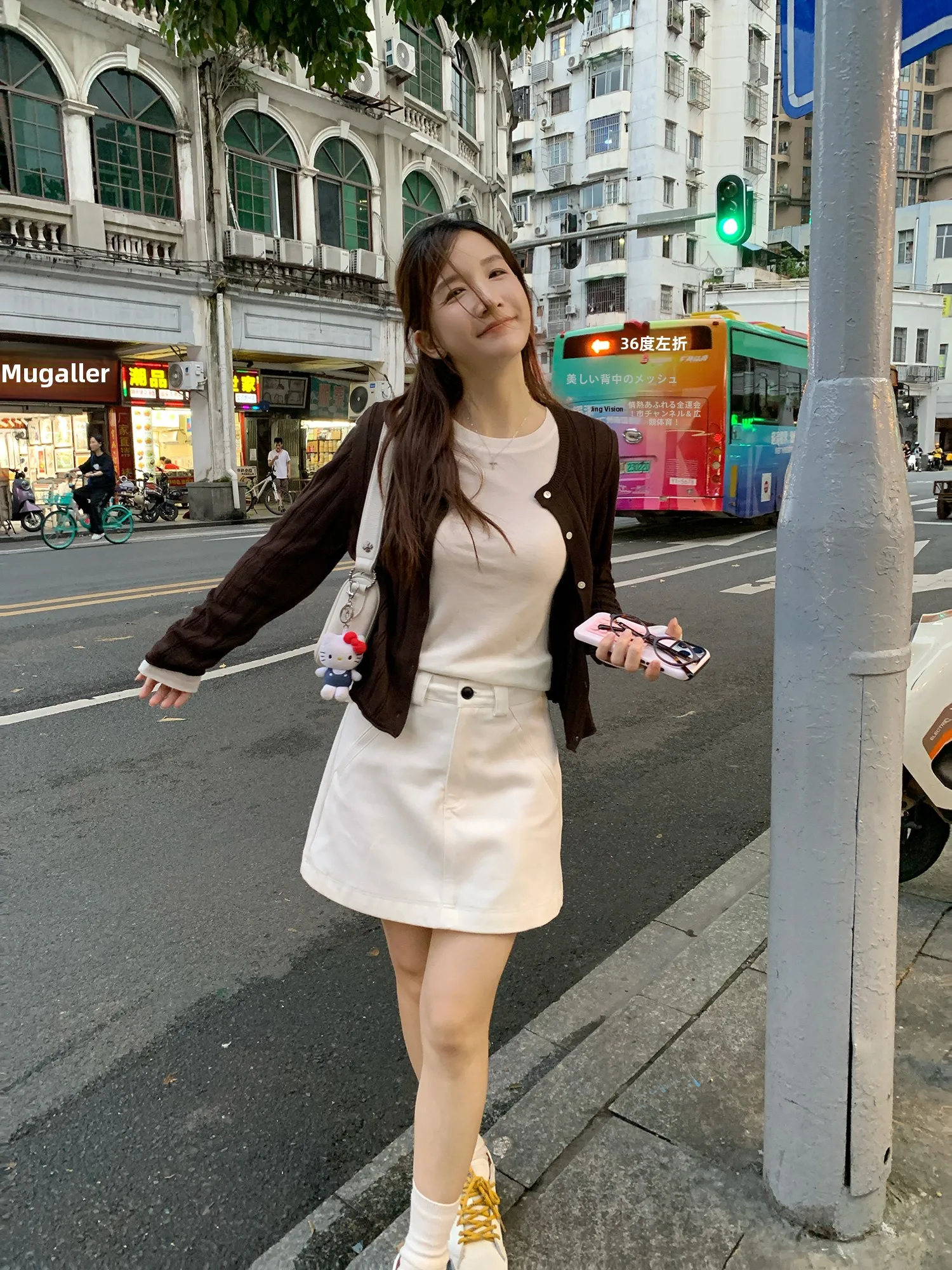 XierZ Charming Korean Style A-Line Skirt for Women with Slanted Pocket Design Simple Casual White Half-length Skirt
XierZ Charming Korean Style A-Line Skirt for Women with Slanted Pocket Design Simple Casual White Half-length Skirt