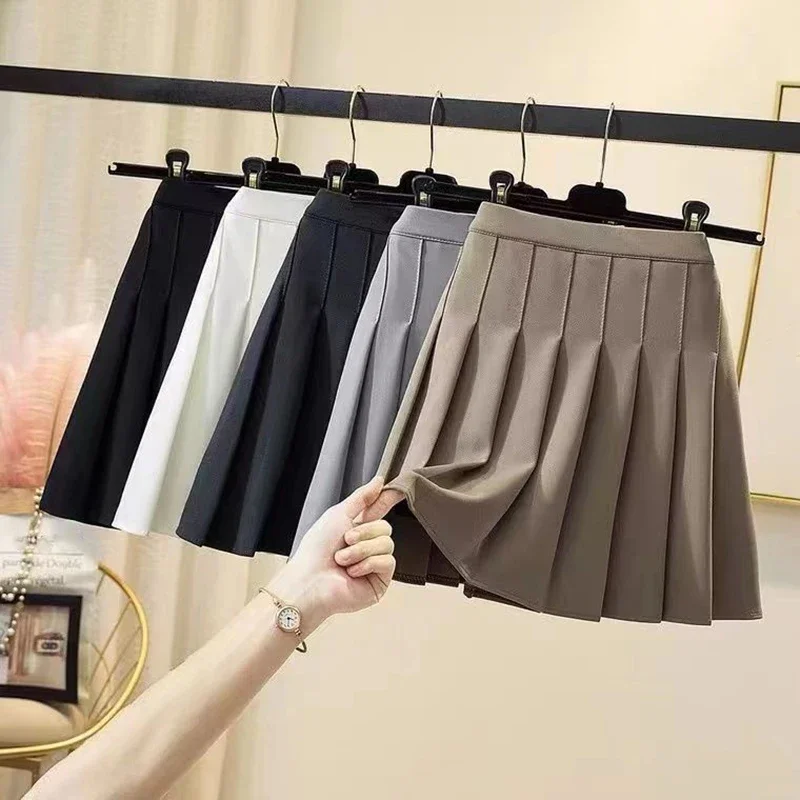 Lucyever Solid Color Pleated Skirts Women Fashion High Waist Preppy Style Mini Skirt Womens Korean Chic Street A-line Skirt XXL
Lucyever Solid Color Pleated Skirts Women Fashion High Waist Preppy Style Mini Skirt Womens Korean Chic Street A-line Skirt XXL