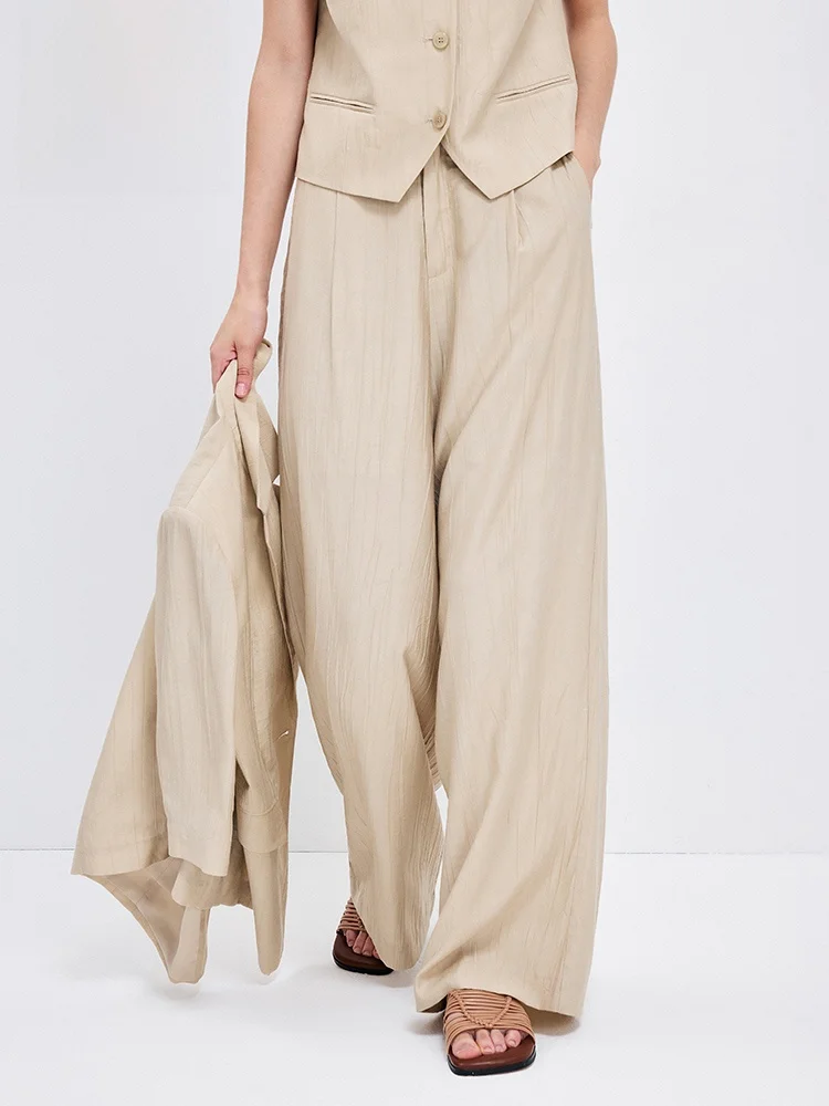 Navigare Fashion Nautical Wide Leg Pants Women's Loose Casual Trousers Spring Summer New Arrival High Waist Zipper Closure
Navigare Fashion Nautical Wide Leg Pants Women's Loose Casual Trousers Spring Summer New Arrival High Waist Zipper Closure