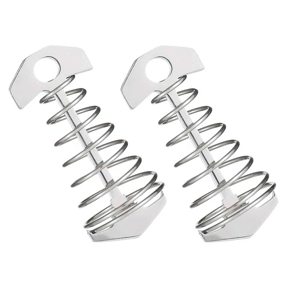 2pcs Stainless Steel Wind Rope Buckle Tent Stakes Unique Shape Strong Durable Corrosion Resistant Fixing for Deck 
2pcs Stainless Steel Wind Rope Buckle Tent Stakes Unique Shape Strong Durable Corrosion Resistant Fixing for Deck