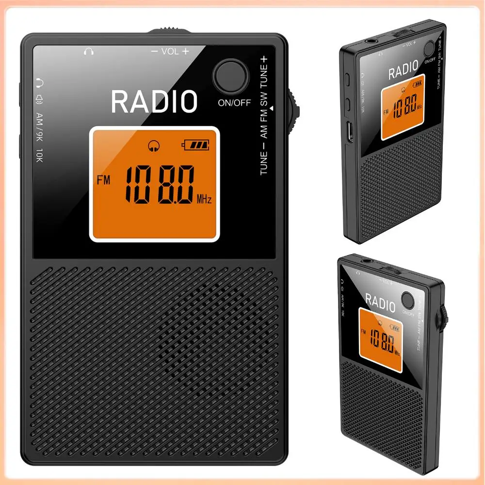 Pocket Speaker Type-C Charging Stereo Sound Speaker LCD Backlit Digital Radio Receiver for Jogging/Gym/Camping
Pocket Speaker Type-C Charging Stereo Sound Speaker LCD Backlit Digital Radio Receiver for Jogging/Gym/Camping